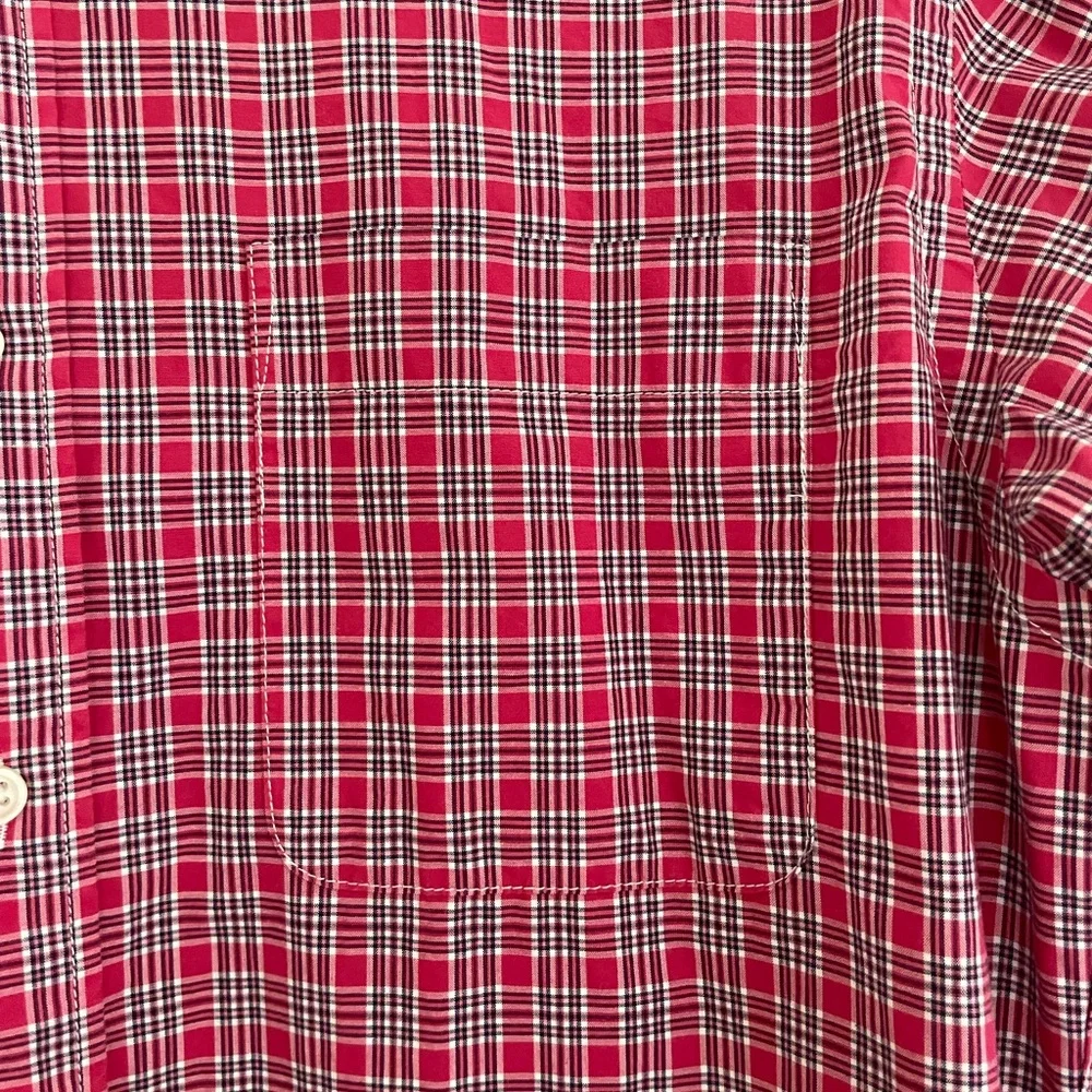 Red Plaid Button Down - Picture 7 of 8